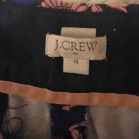 J. Crew Blue And Pink Floral Chino City Fit Shorts Side Zipper, 14 - Picture 6 of 9